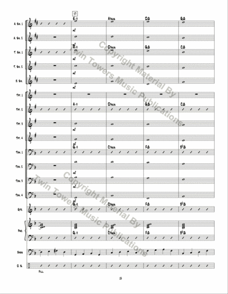 Who Shook? Who Shook? Jazz Ensemble scores gallery preview page 14