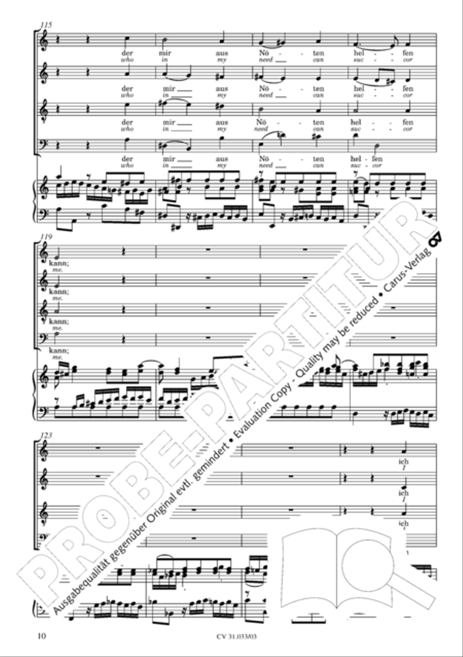 Lord Jesus Christ, in thee alone (Allein zu dir, Herr Jesu Christ) ATB scores gallery preview page 11