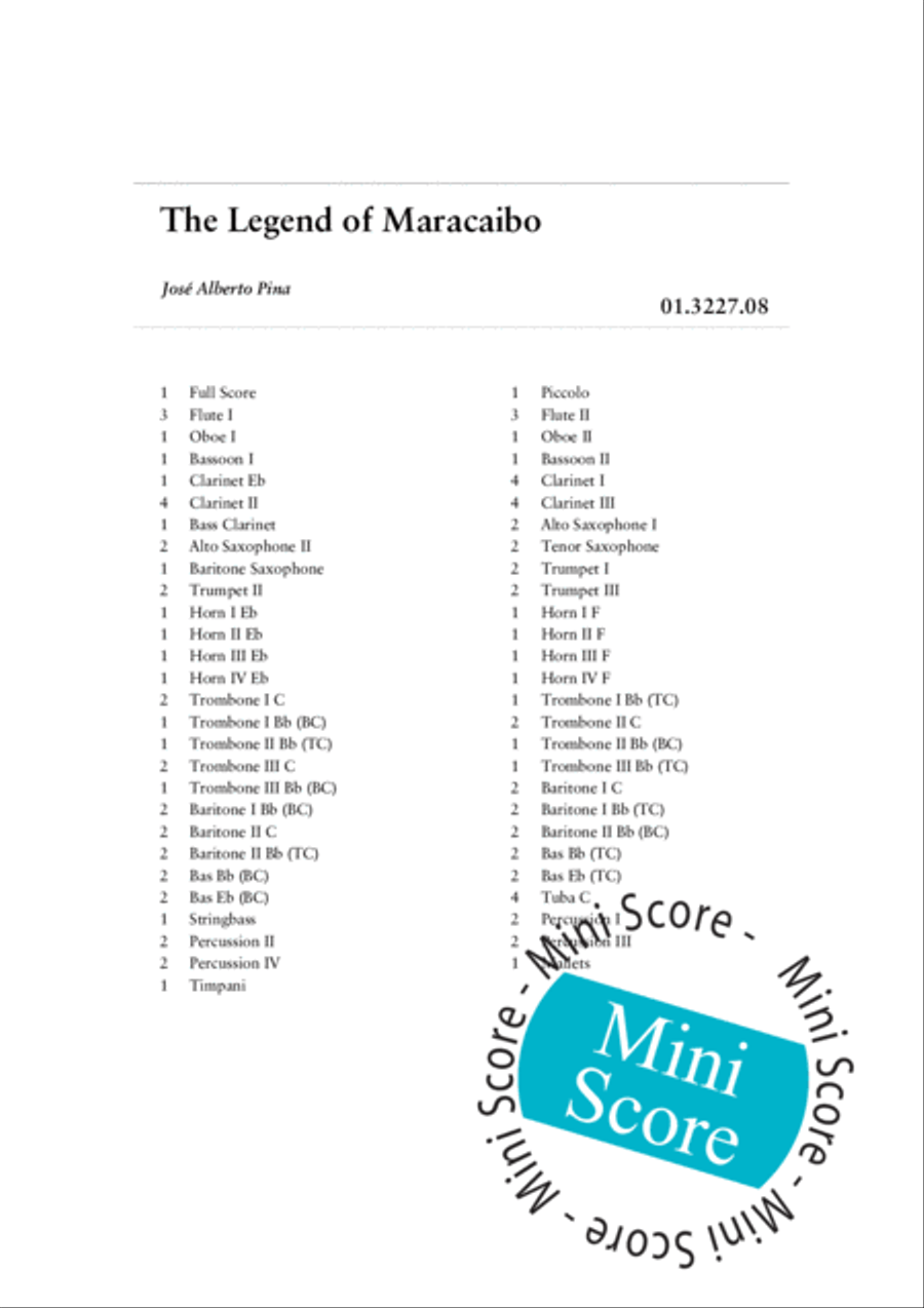 The Legend of Maracaibo The Legend of Maracaibo Concert Band scores gallery preview page 4