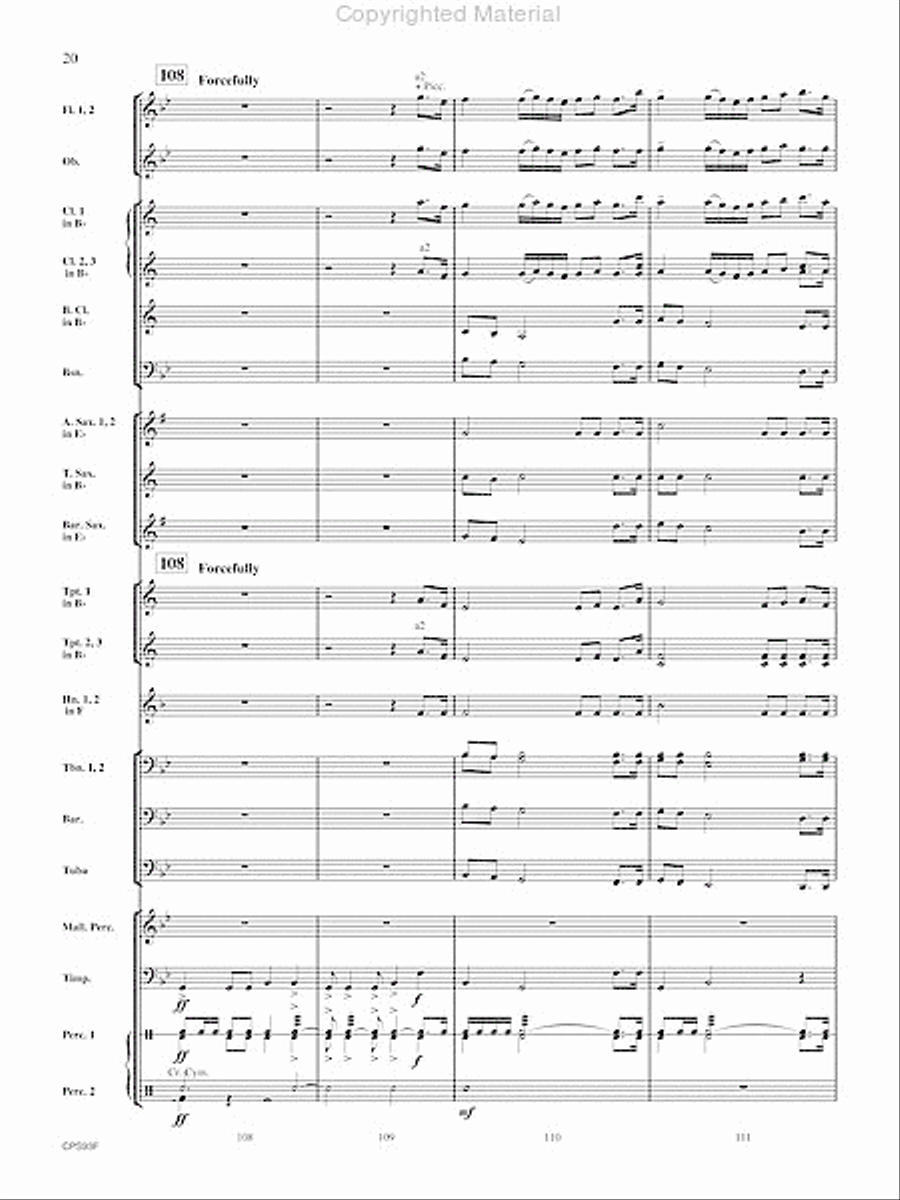 Fantasy on Early American Tunes Fantasy on Early American Tunes Concert Band scores gallery preview page 21