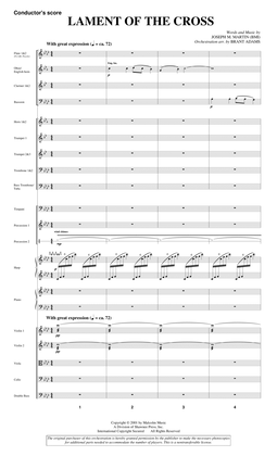 Lament Of The Cross (from "A Time For Alleluia") - Score