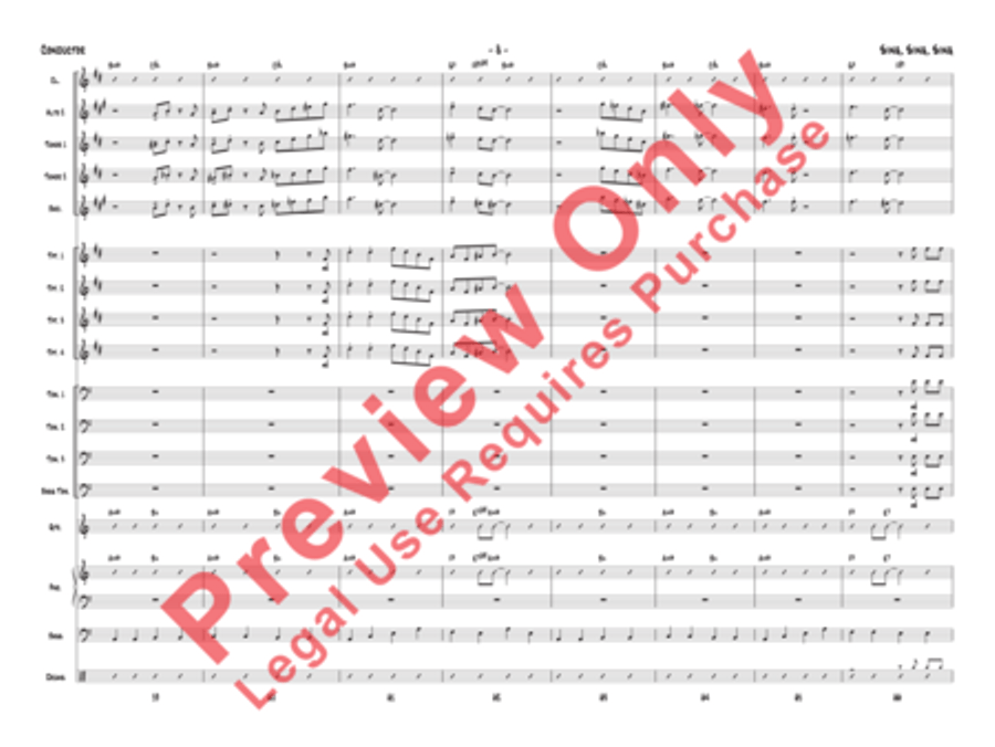 Sing, Sing, Sing Jazz Ensemble scores gallery preview page 39