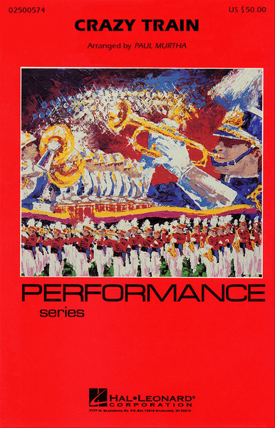 Crazy Train Marching Band scores gallery preview page 1