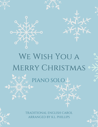 Book cover for We Wish You a Merry Christmas - Piano Solo