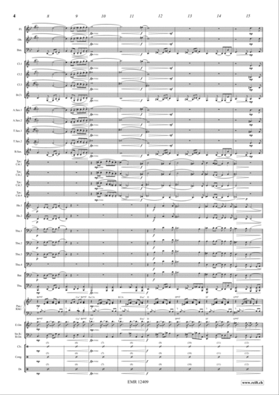 Remind Me Concert Band scores gallery preview page 4