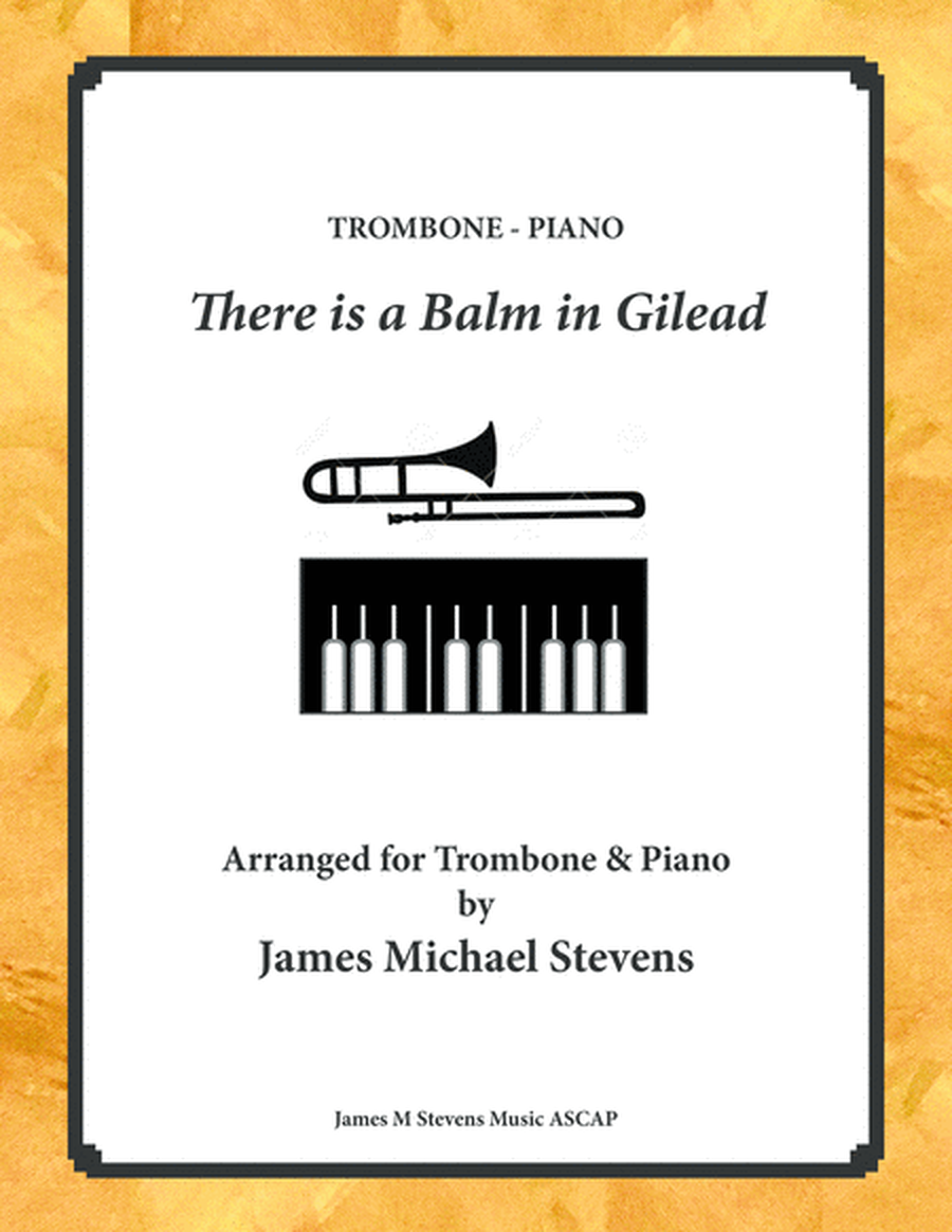 There is a Balm in Gilead - Trombone & Piano image number null