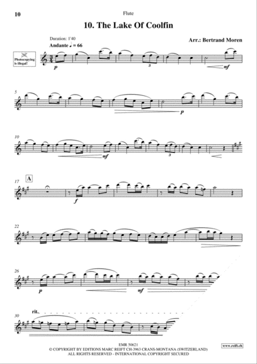 20 Slow Melodies Volume 2 Flute Solo scores gallery preview page 12