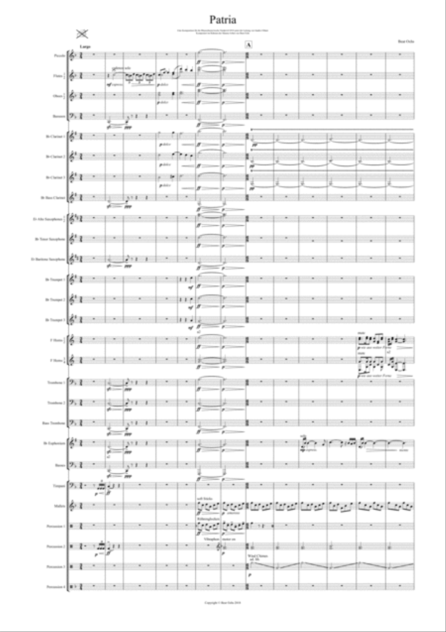 Patria for Wind Orchestra
