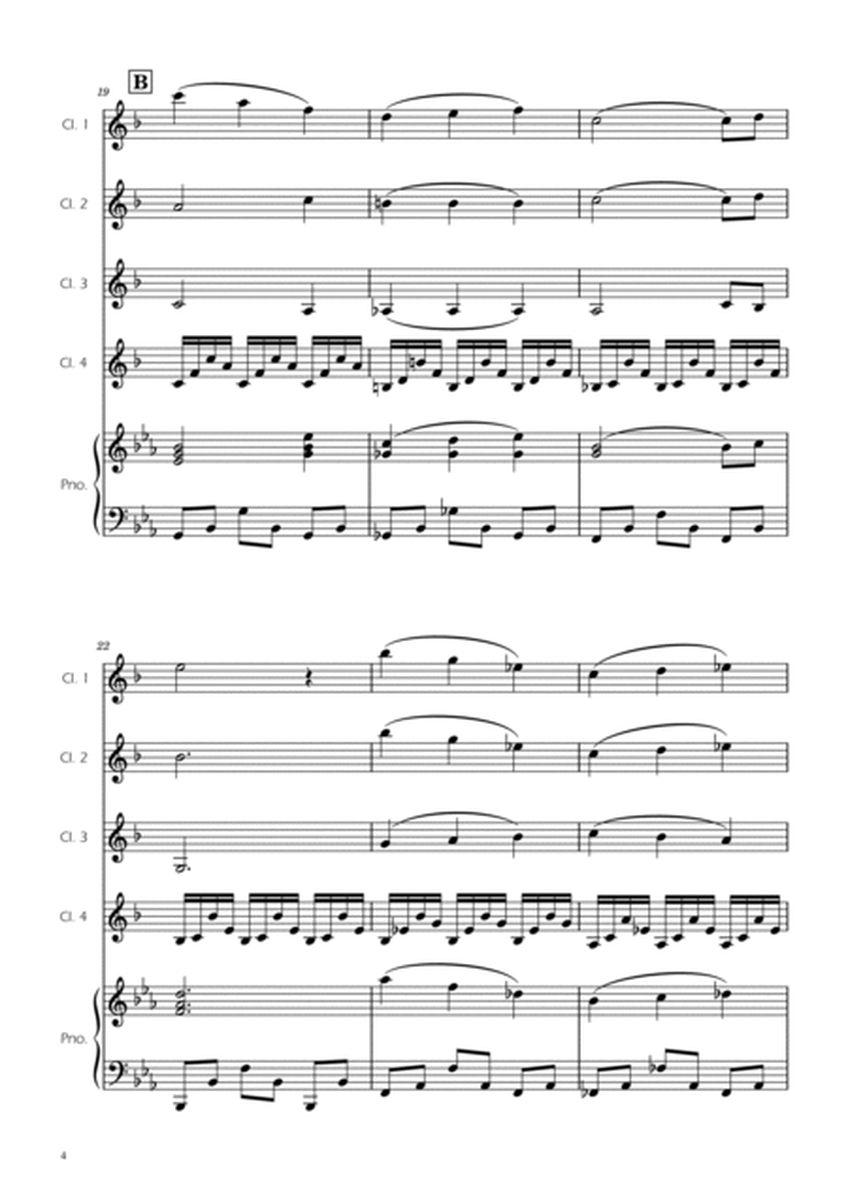 The Swan - Saint-Saens - Clarinet Quartet image number null