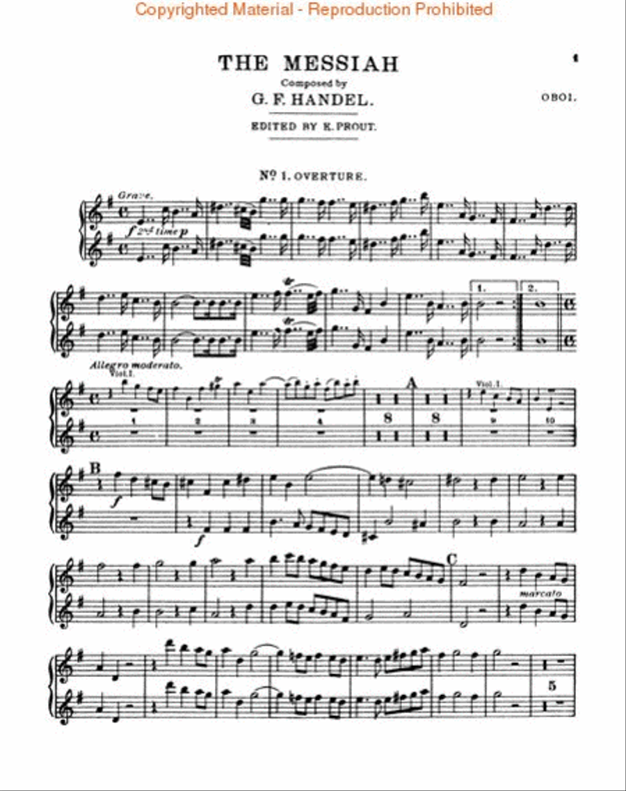 Messiah (Oratorio, 1741) Choir scores gallery preview page 2