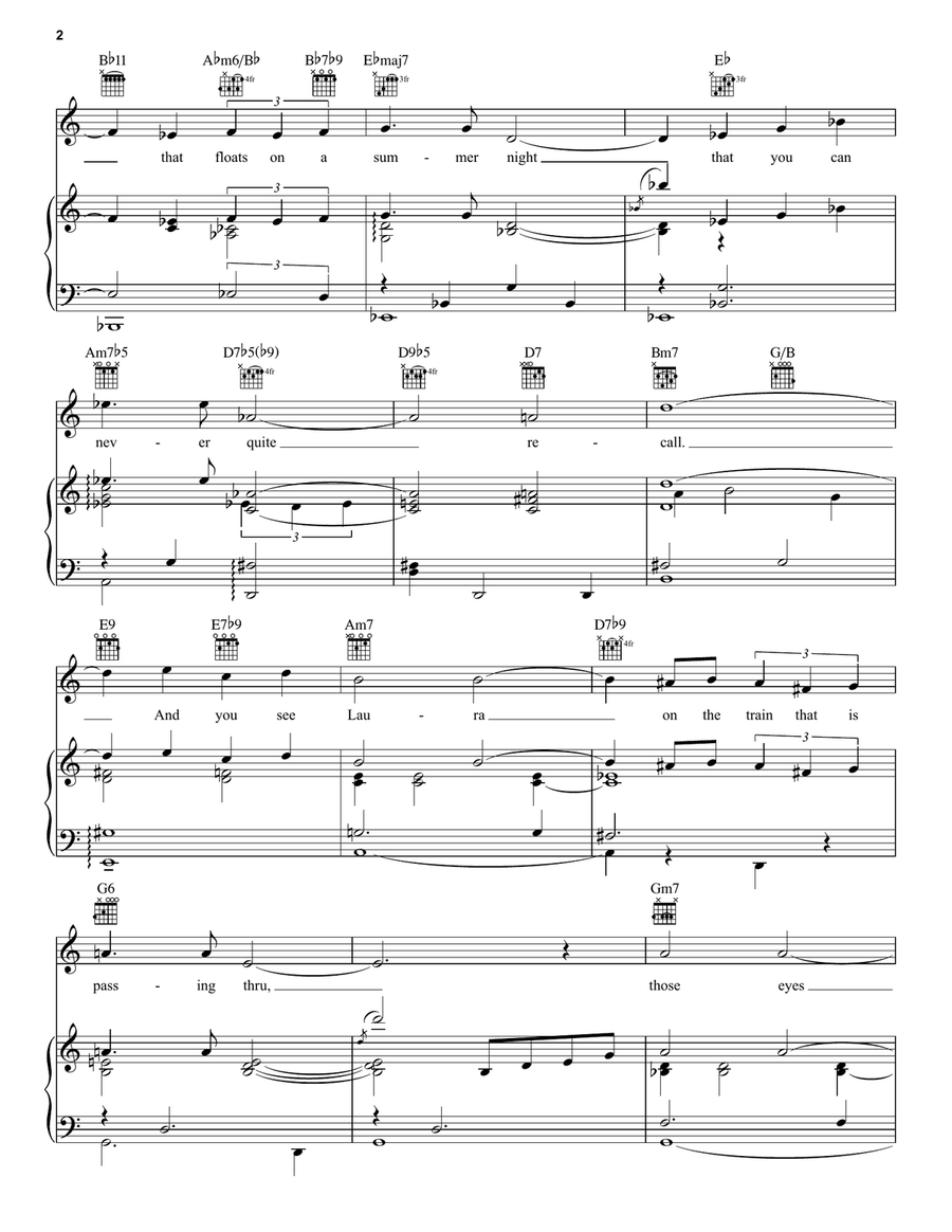 Laura Piano, Vocal, Guitar scores gallery preview page 2