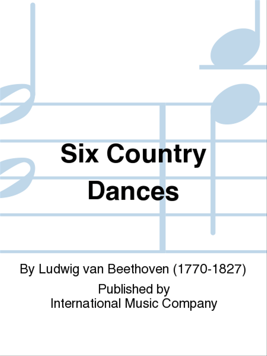 Six Country Dances Cello scores gallery preview page 1