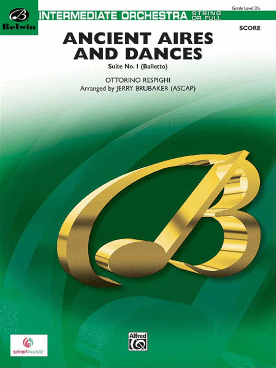 Ancient Aires and Dances, Suite No. 1 (Balletto) Full Orchestra scores gallery preview page 1