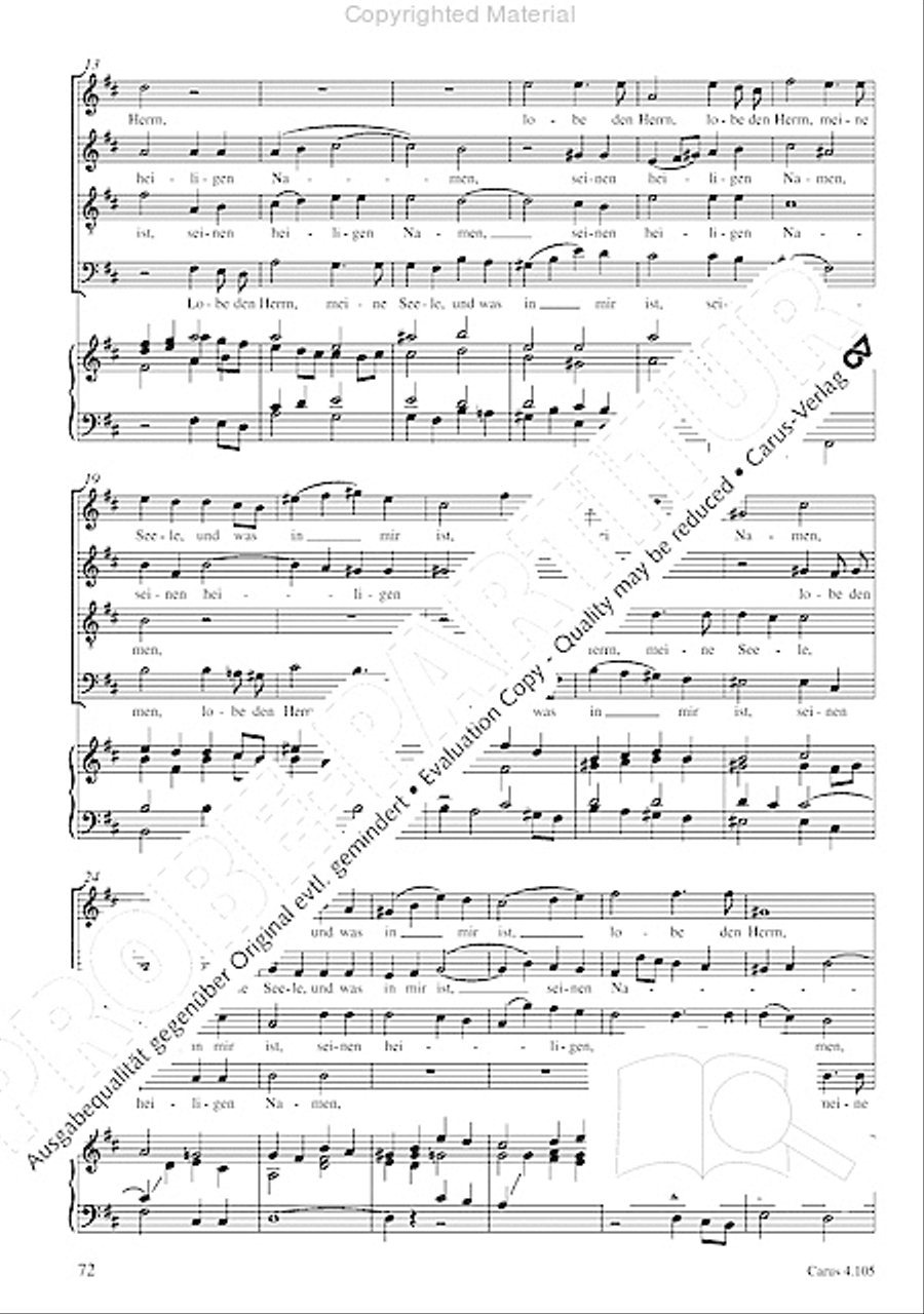 Choral collection Mendelssohn - editionchor Choir scores gallery preview page 73