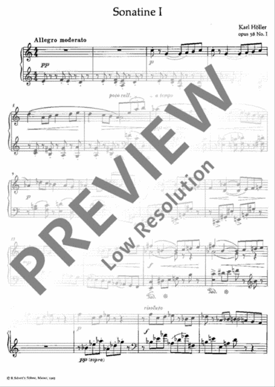 Two Sonatinas, op. 58 Piano Solo scores gallery preview page 3