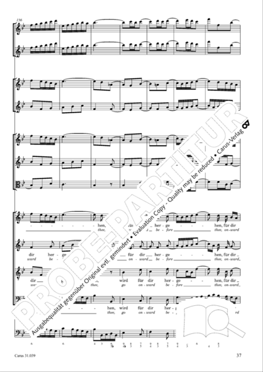 Give the hungry ones thy bread (Brich dem Hungrigen dein Brot) 4-Part scores gallery preview page 37