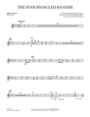 The Star Spangled Banner - Percussion 3