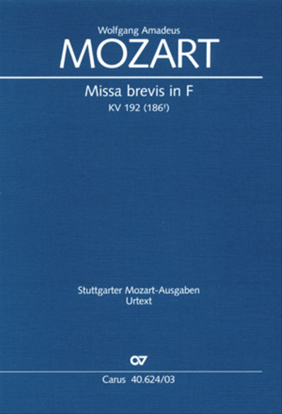Missa brevis in F major 4-Part scores gallery preview page 1