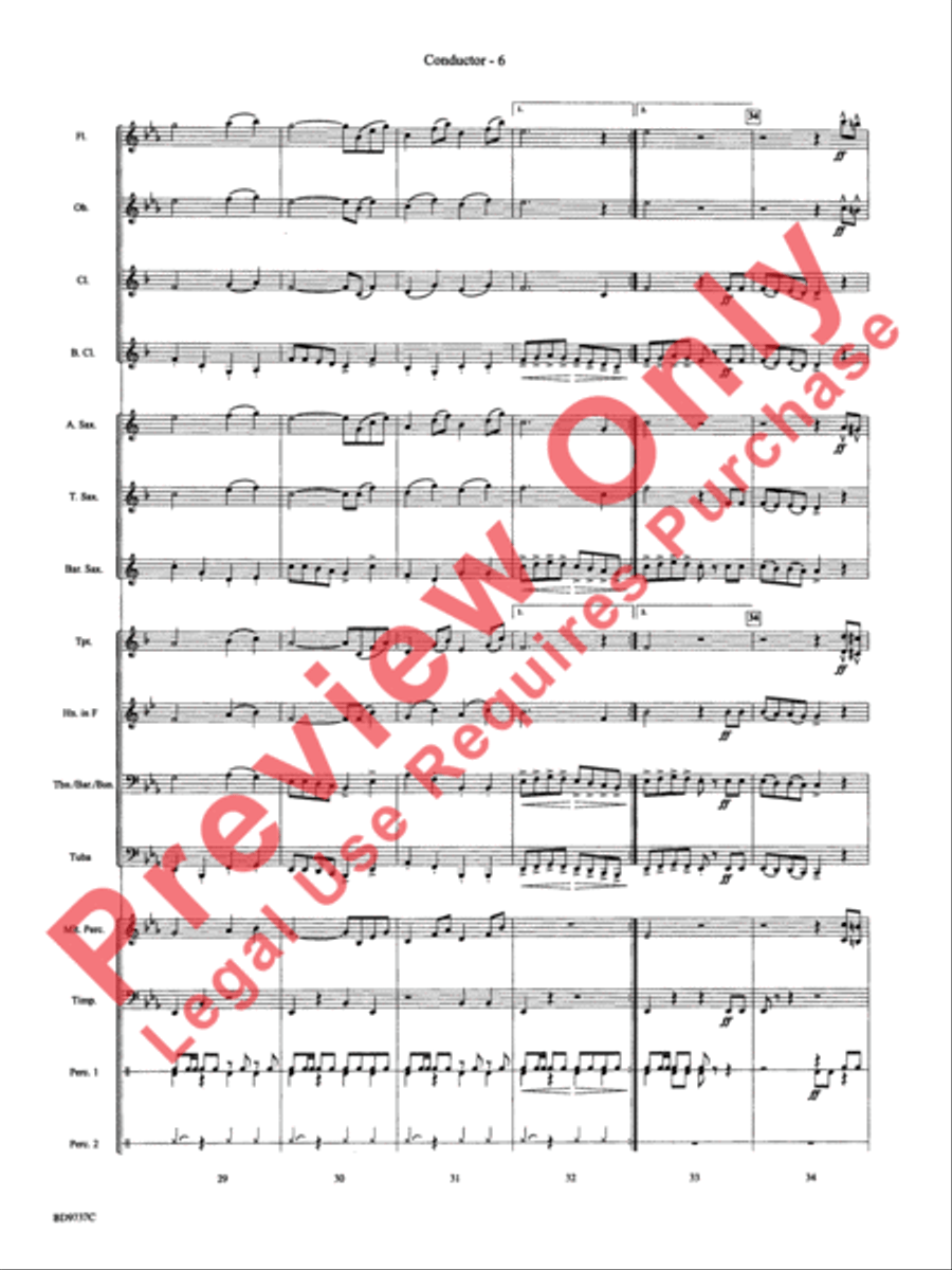 Sousa - The March King Sousa - The March King Concert Band scores gallery preview page 8