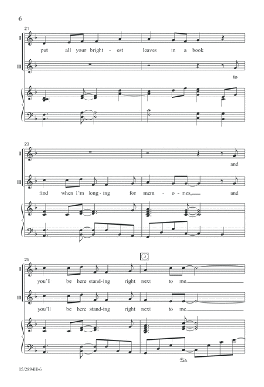 My Maple Tree and Me 2-Part scores gallery preview page 7