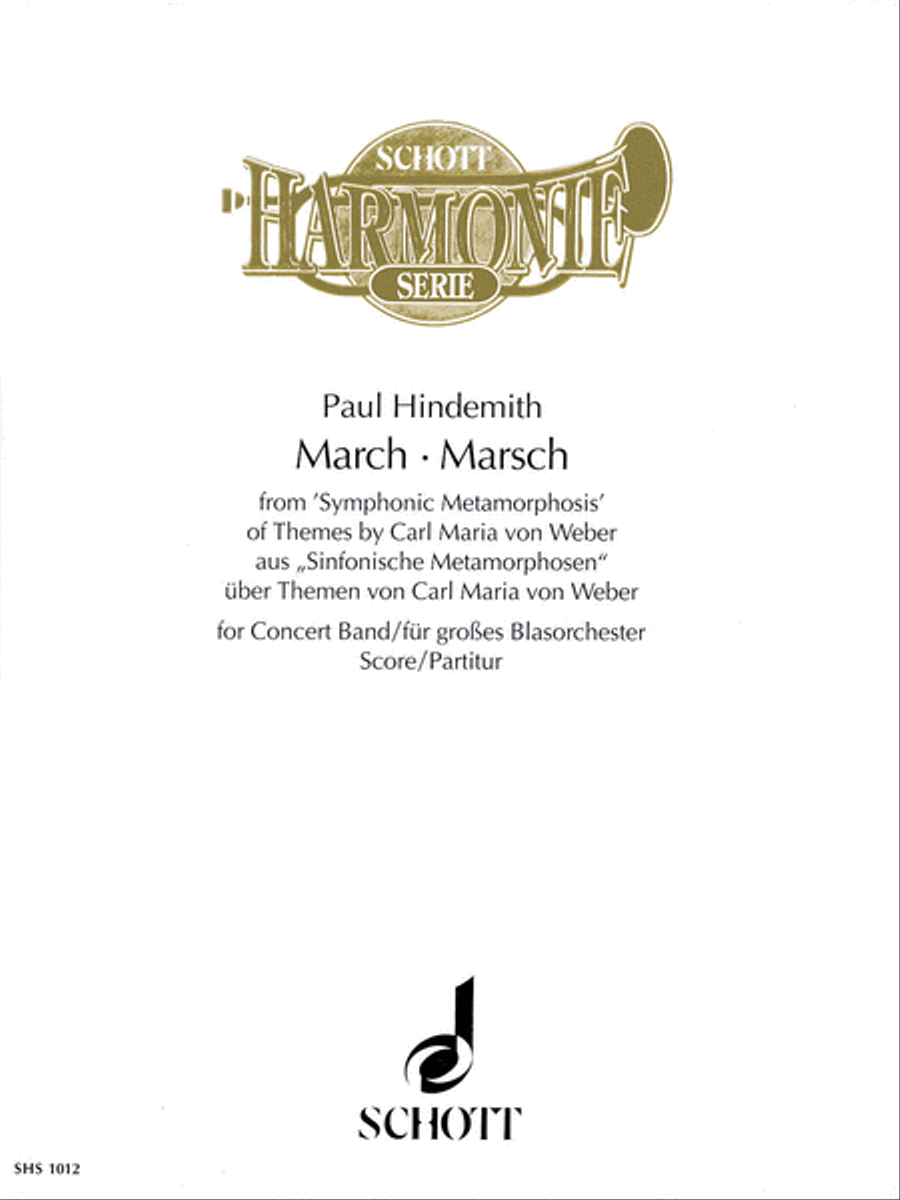 March from Symphonic Metamorphosis Concert Band scores gallery preview page 1