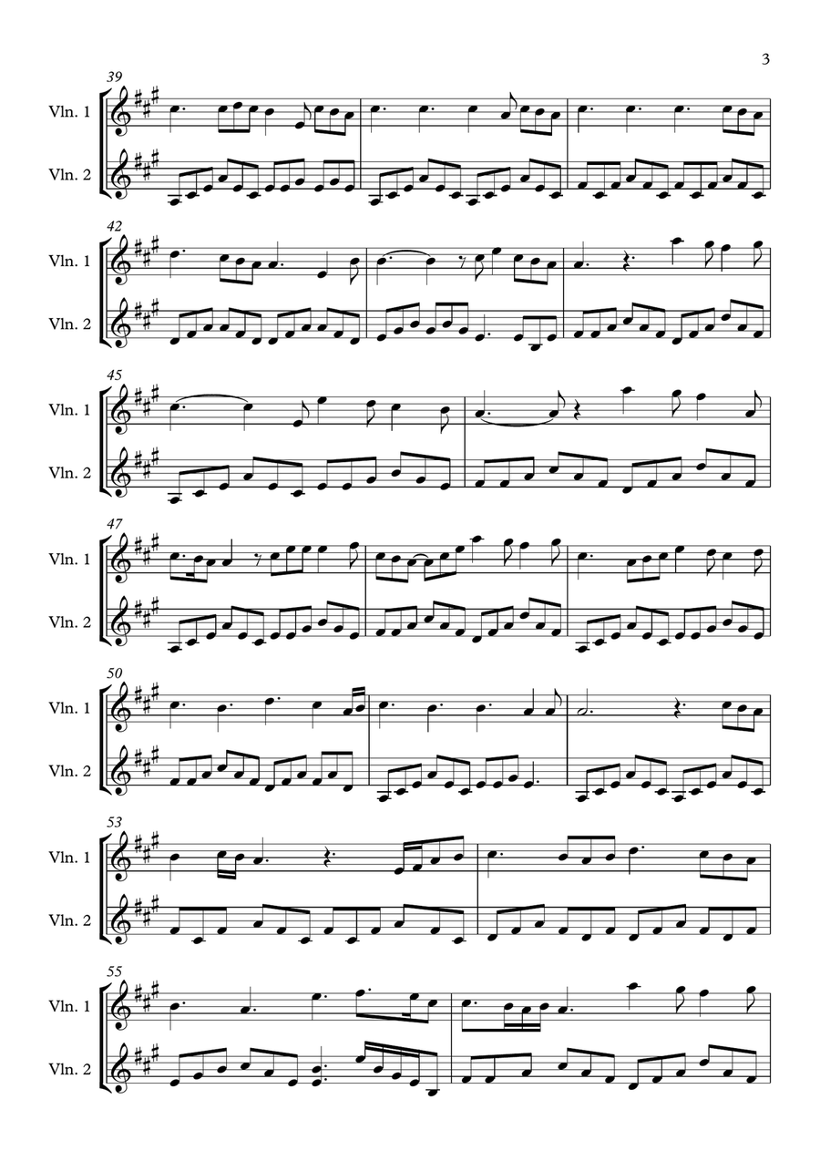 Perfect String Duet scores gallery preview page 3