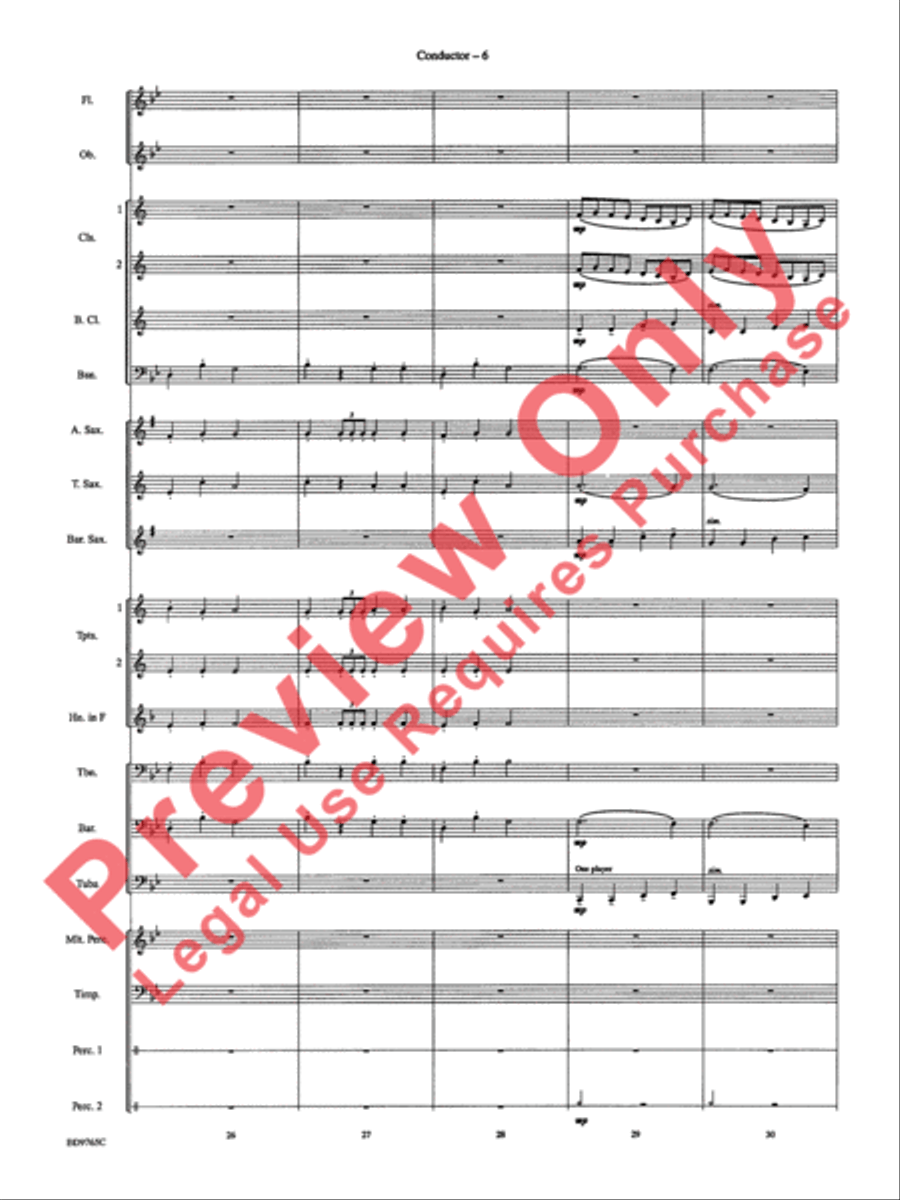 March from The Nutcracker Concert Band scores gallery preview page 9