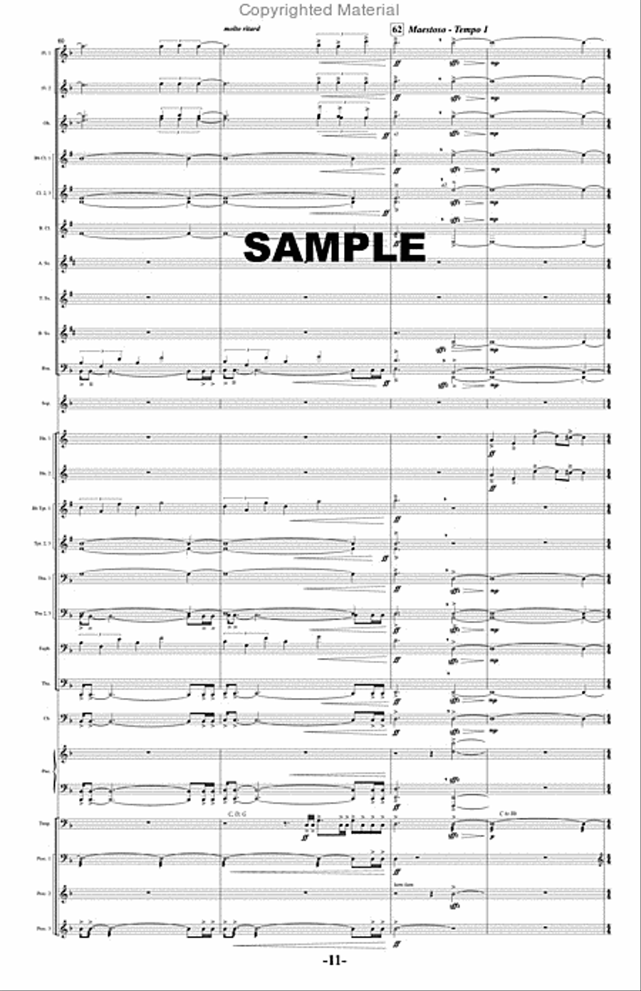 Evening Music Evening Music Concert Band scores gallery preview page 3