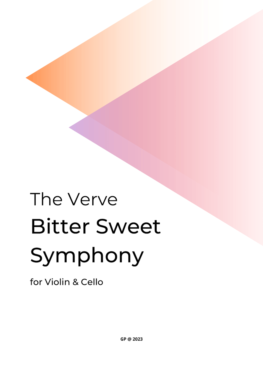 Bittersweet Symphony String Duet scores gallery preview page 1