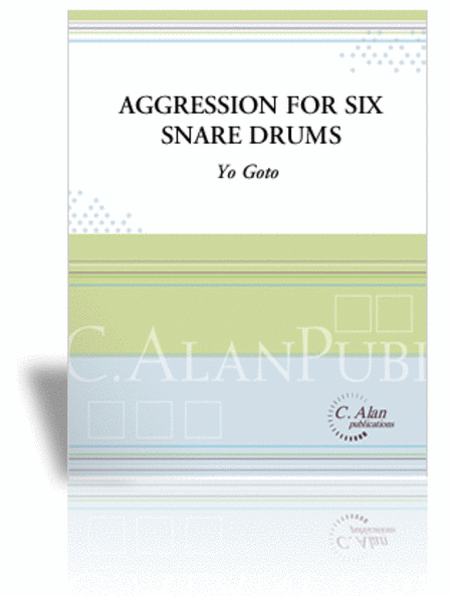 Aggression for Six Snare Drums (score only)