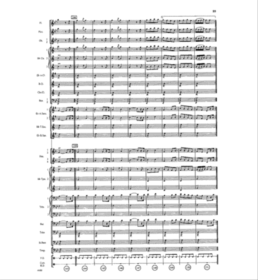 Farandole Concert Band scores gallery preview page 23