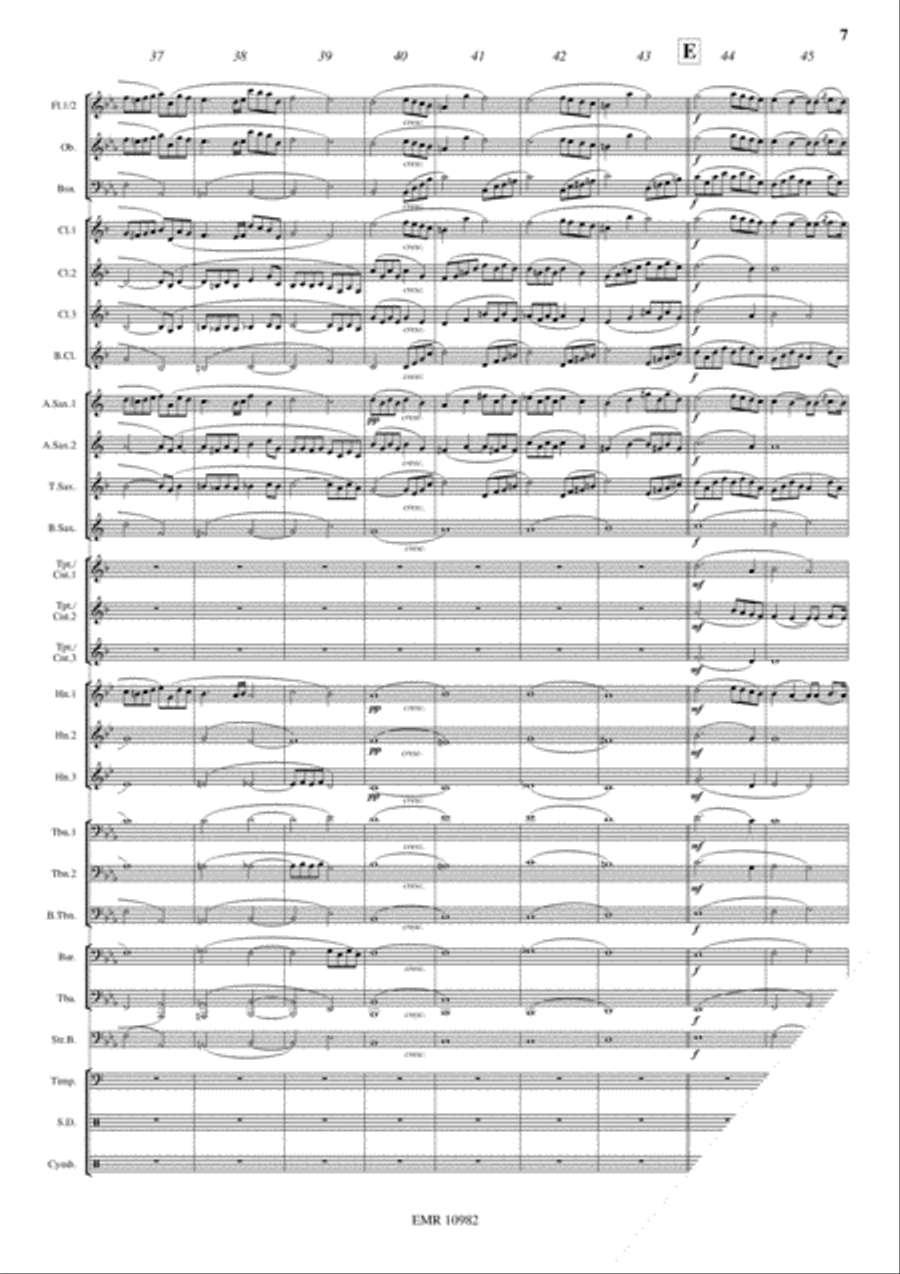 Funeral March Funeral March Concert Band scores gallery preview page 8