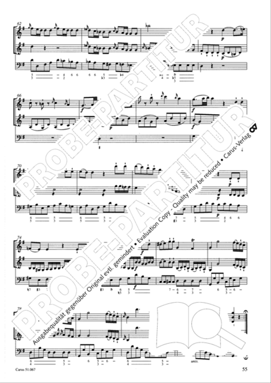 Church Sonatas Collection / Songbook scores gallery preview page 56