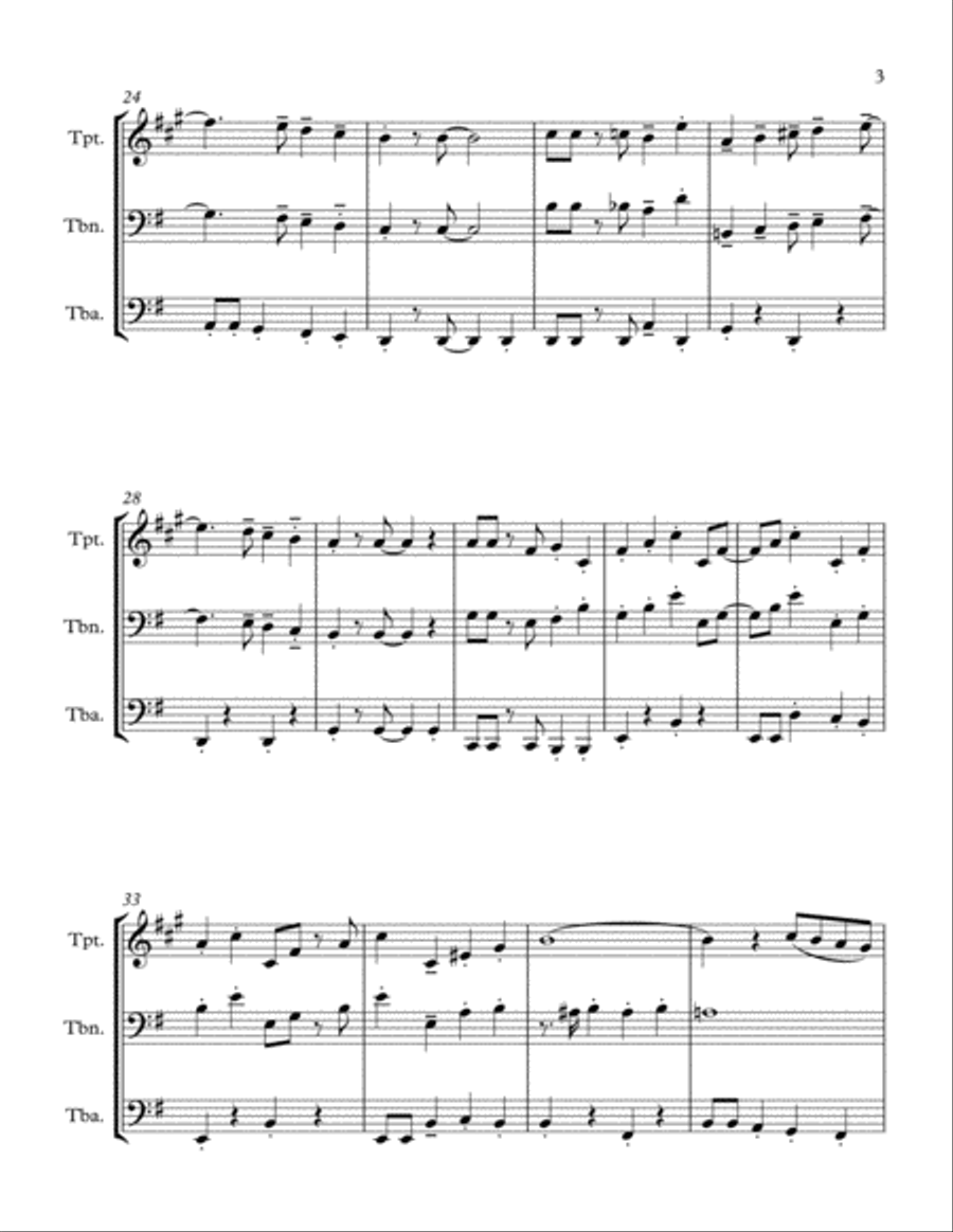 Puttin' On The Ritz Puttin' On The Ritz Brass Ensemble scores gallery preview page 3