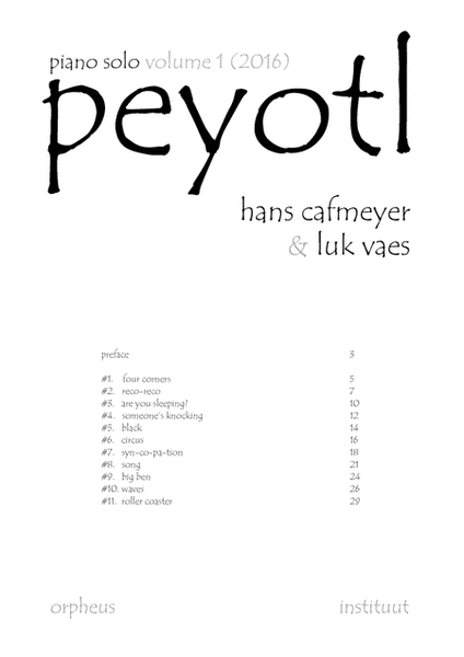 peyotl - volume 1