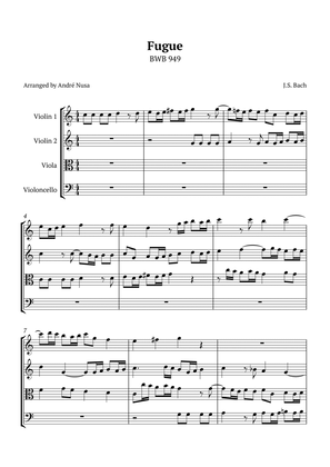 Book cover for Fugue BWV 949
