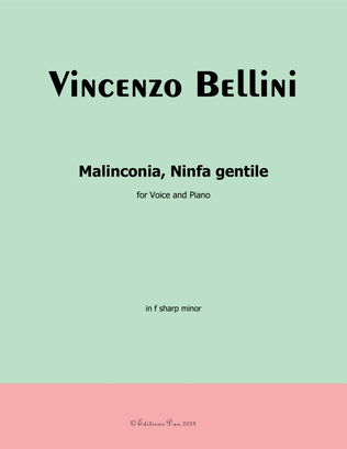 Malinconia, Ninfa gentile, by Vincenzo Bellini, in f sharp minor