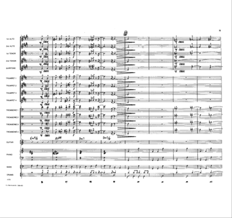 One For Woody Jazz Ensemble scores gallery preview page 14