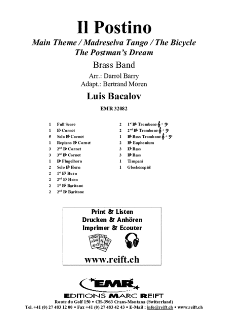 Il Postino Brass Band scores gallery preview page 2
