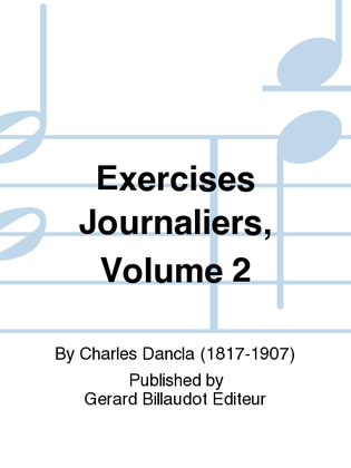 Book cover for Exercises Journaliers, Volume 2