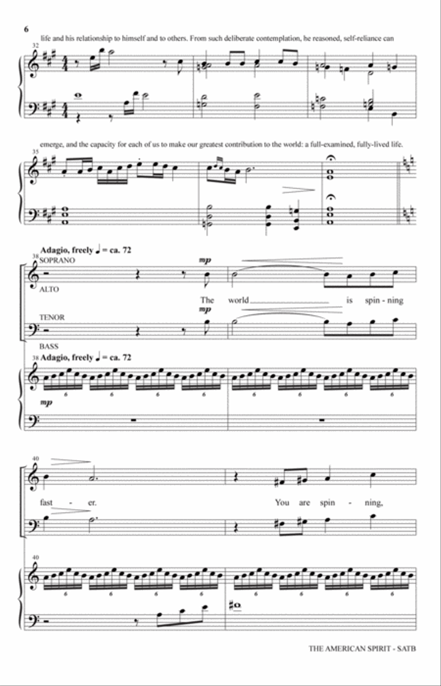 The American Spirit 4-Part scores gallery preview page 3