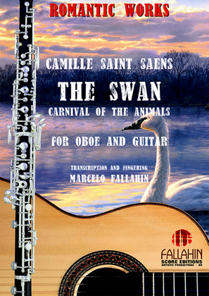 Book cover for THE SWAN - SAINT SAENS - FOR OBOE AND GUITAR