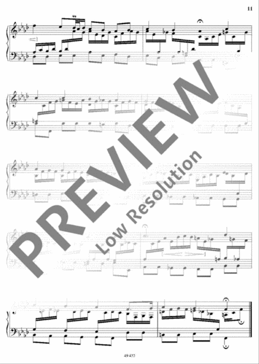 I Call to Thee, Lord Jesus Christ Piano Solo scores gallery preview page 3