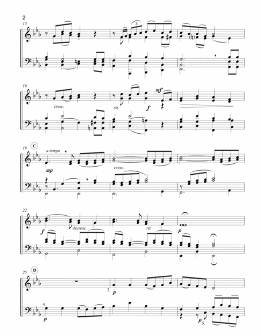 Savior, Like a Shepherd Lead Us Brass Quintet scores gallery preview page 2