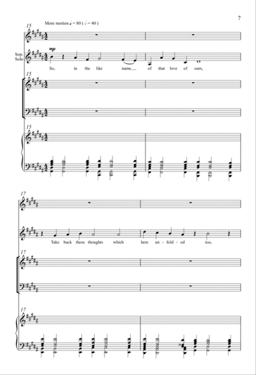 How Do I Love Thee How Do I Love Thee 4-Part scores gallery preview page 5