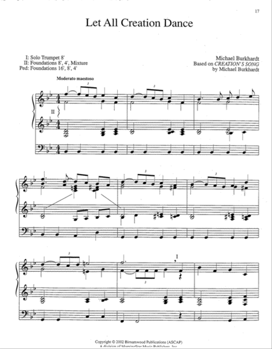 Praise and Thanksgiving, Set 6 Organ scores gallery preview page 5