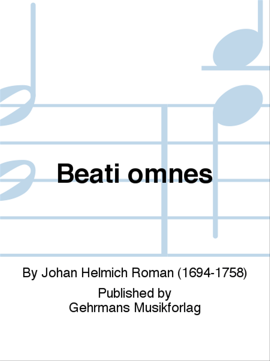 Beati omnes 4-Part scores gallery preview page 1