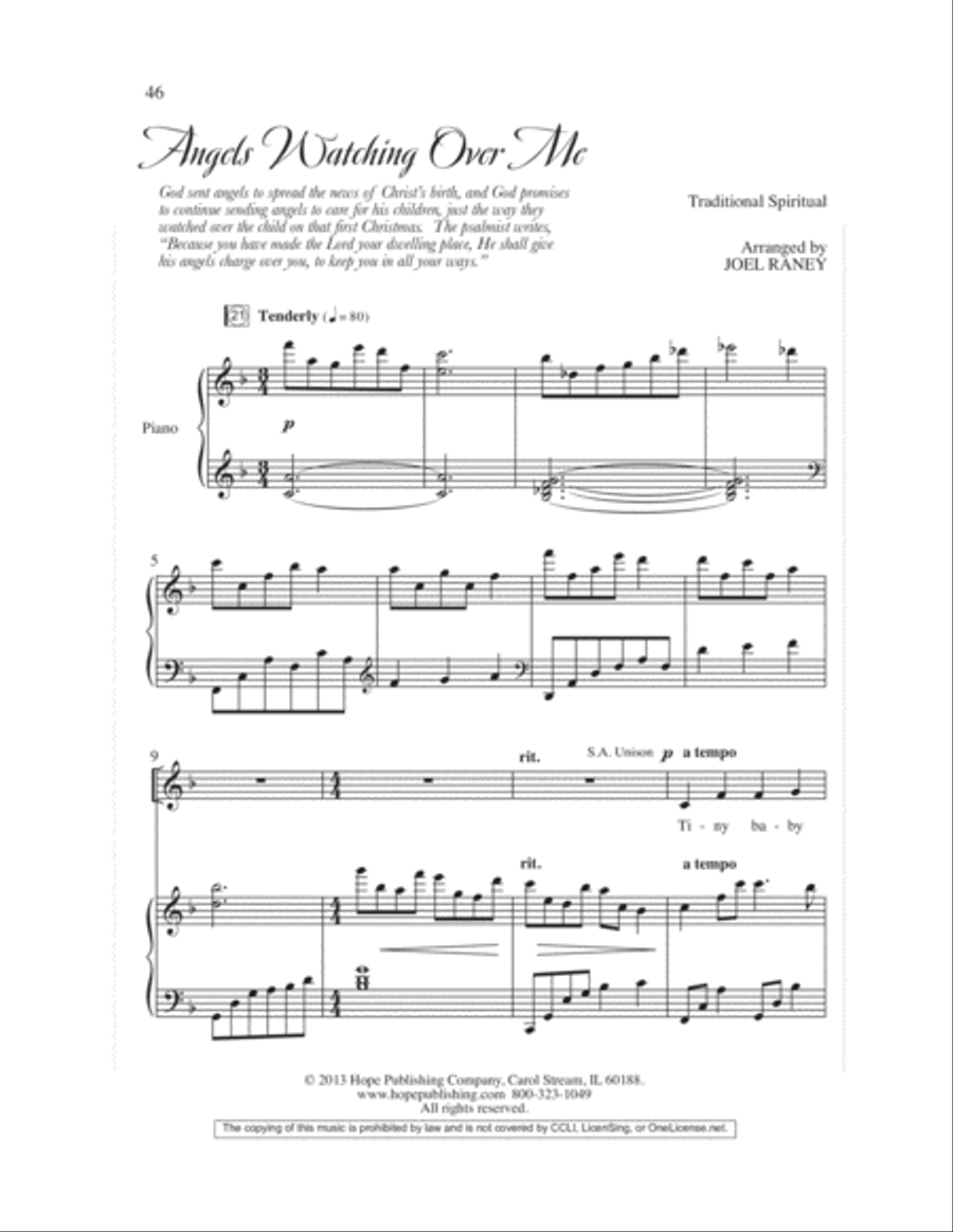 Sing with the Angels!- Score 4-Part scores gallery preview page 49