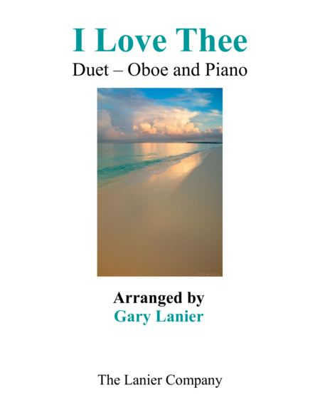 I LOVE THEE (Duet – Oboe & Piano with Parts) image number null