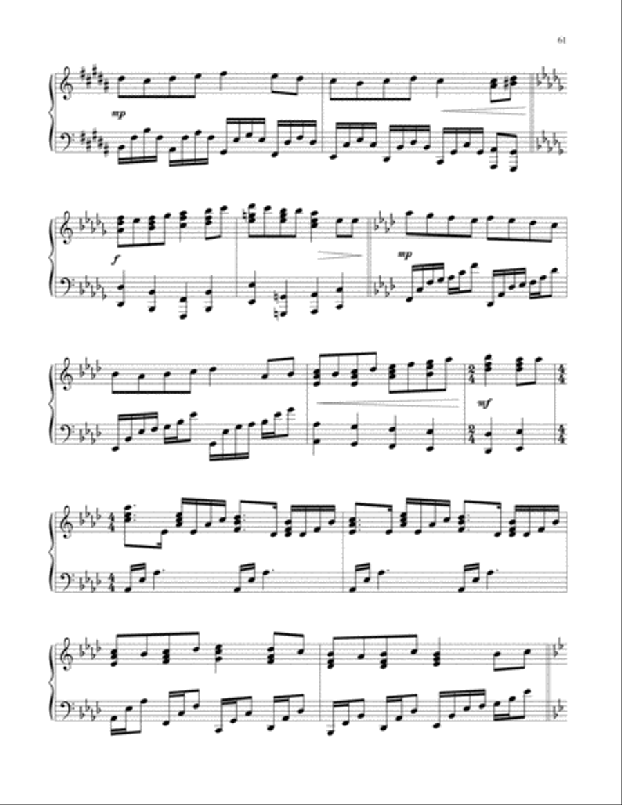 Piano Weavings Volume 2 Piano Solo scores gallery preview page 62